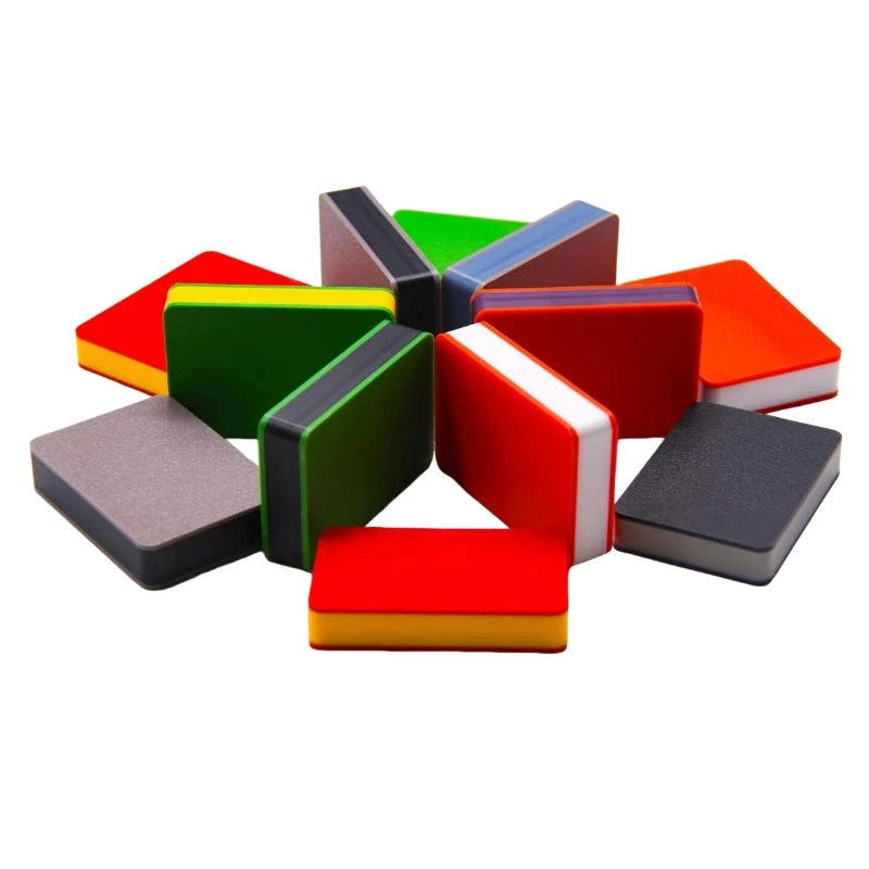 Dual Color HDPE Sheet – Color Core HDPE for CNC Machining & Engraving