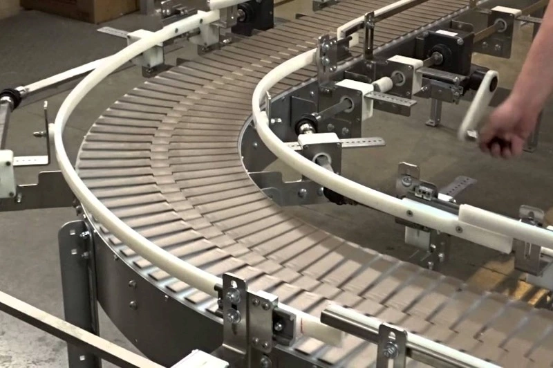 Flexible UHMWPE plastic strip slightly bent to show durability and memory