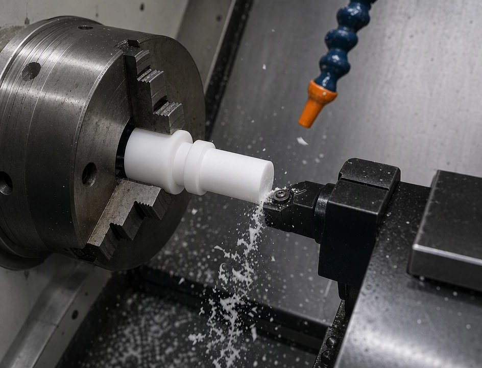 UHMWPE / HDPE Turning Service — Precision Machined Round Parts: Rollers, Bushings & Spacers
