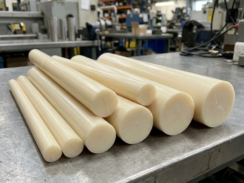 Wear-resistant High-strength Nylon 6 / Mc Nylon Rod — Precision Cnc Machined Engineering Plastic Round Bar
